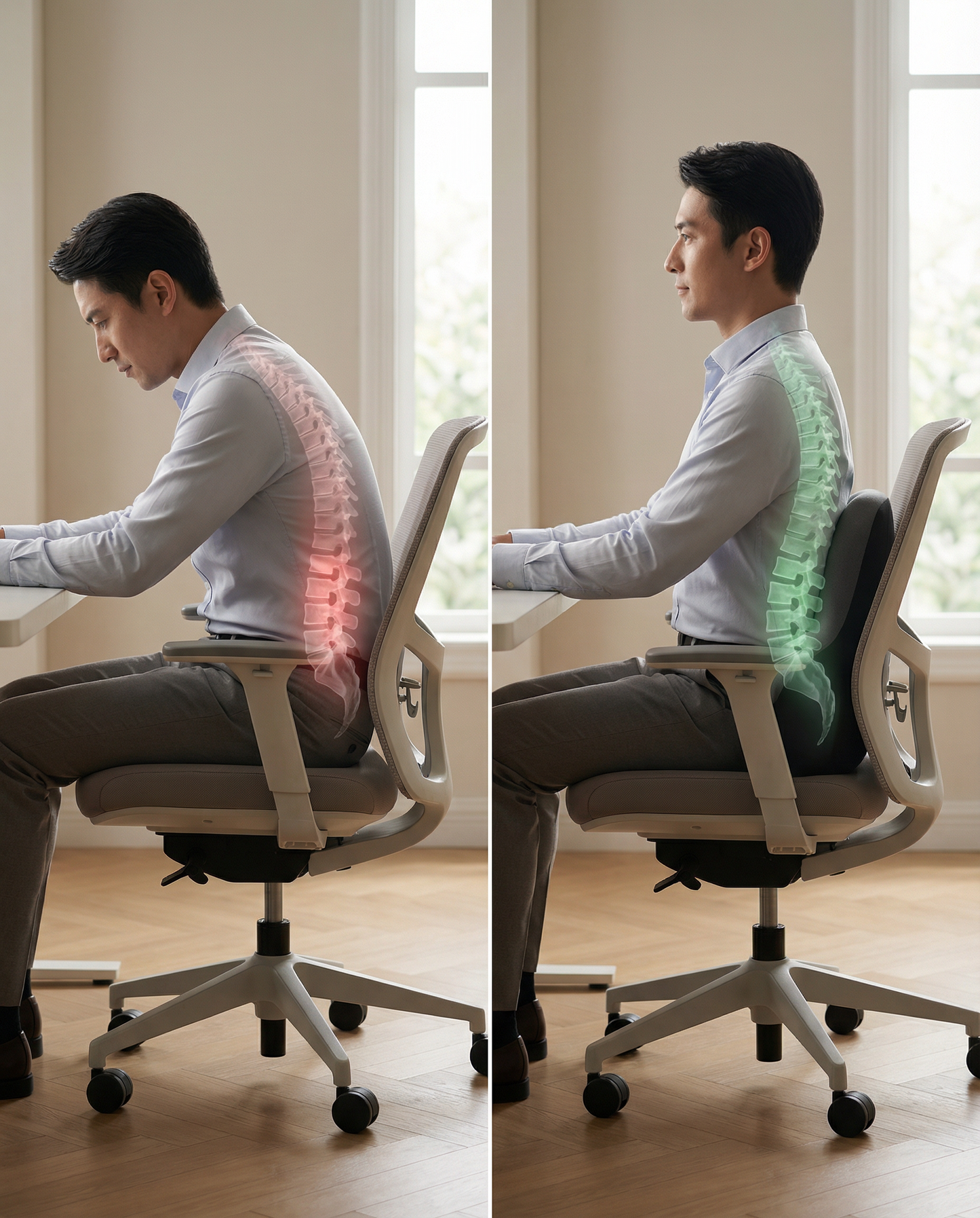 Lumbio – Suporte Lombar Ergonômico Portátil